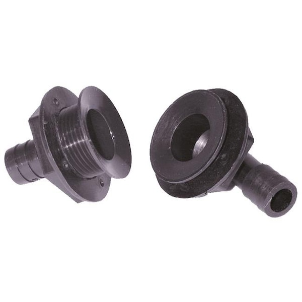 T-H Marine Supplies T-H Marine APD-1-DP Marine Straight Drain; Black 3001.4428 - main